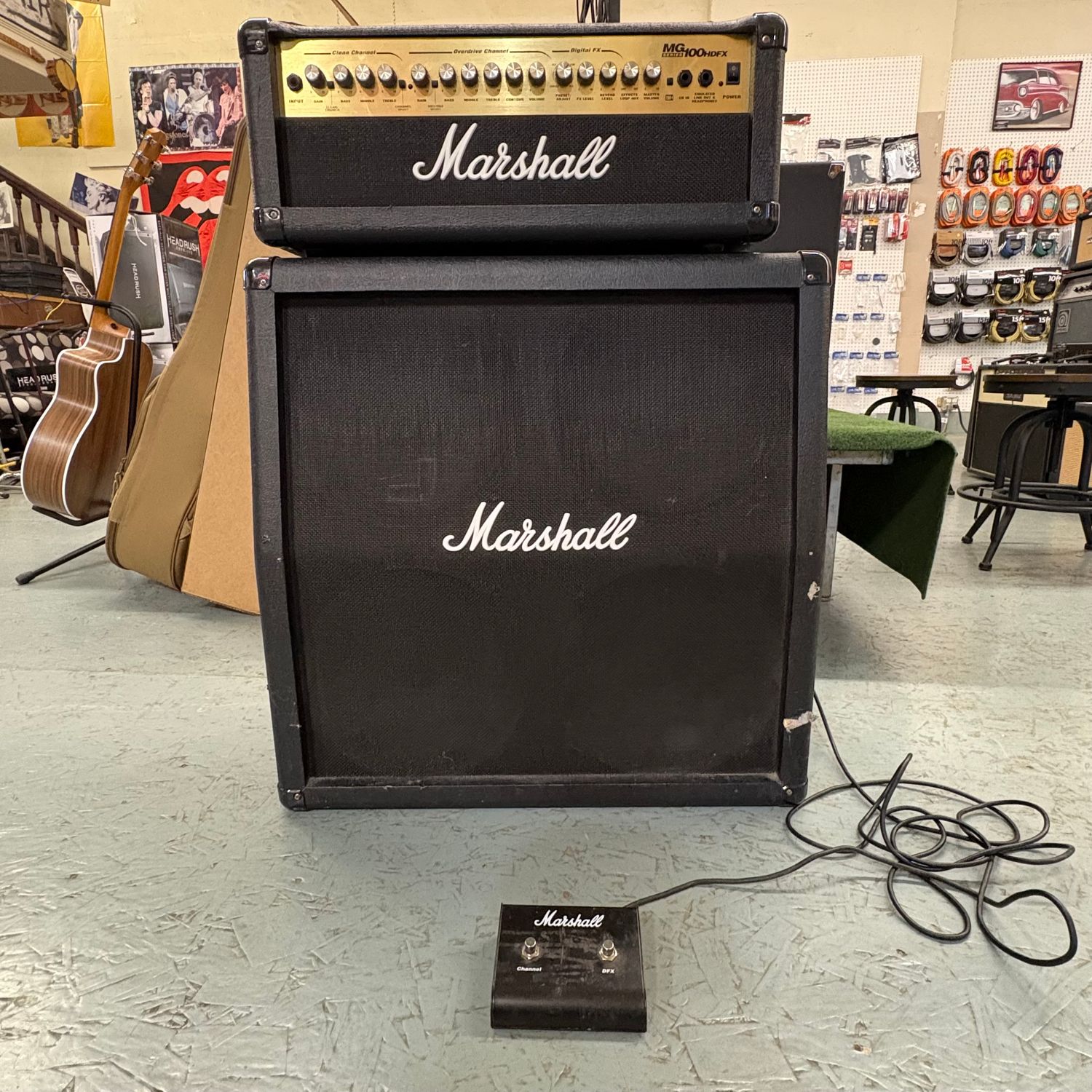 Marshall MG Series 100HDFX Amp & MG412A Cabinet (Used)