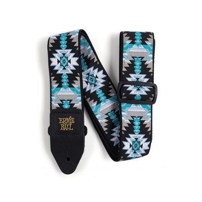 Ernie Ball P04609 Classic Jacquard Guitar Strap/Bass Strap - Albuquerque Blue