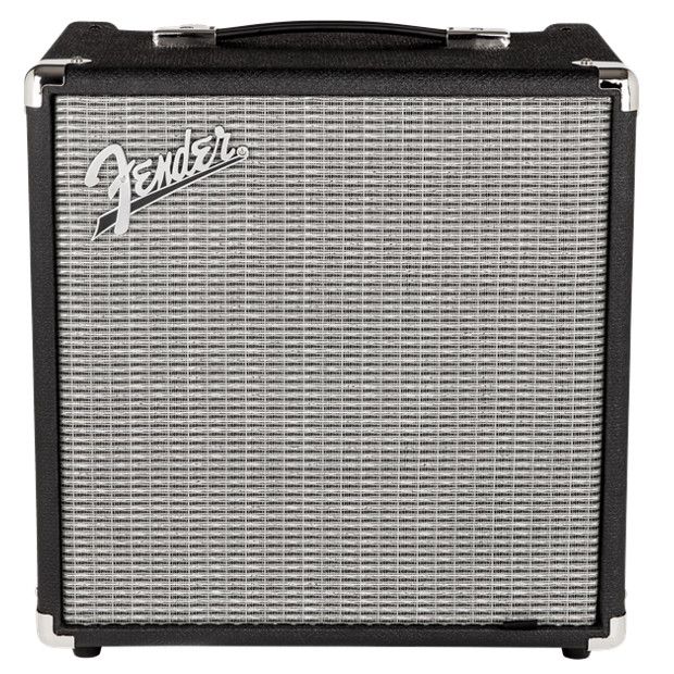 Fender Rumble 25 (V3) Bass Amplifier, 120V,  Black/Silver