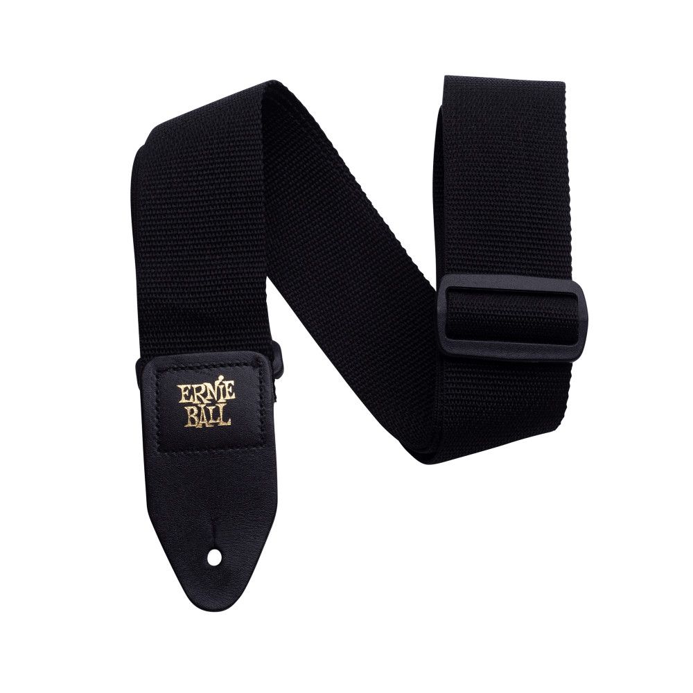 Ernie Ball P04037 Polypro Guitar Strap/Bass Strap - Black