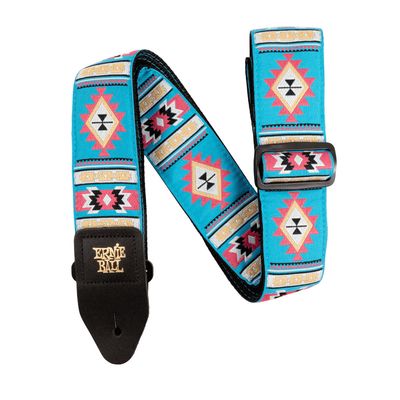 Ernie Ball P05326 Classic Jacquard Guitar Strap/Bass Strap - Sedona Blue