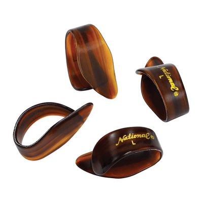 D'Addario National Celluloid Thumb Picks, Large Tortoiseshell - 4-Pack