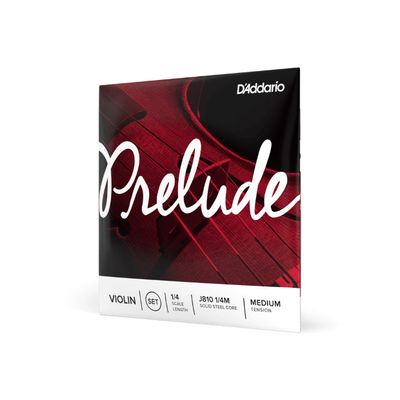 Prelude Violin String Set, 1/4 Scale, Medium Tension
