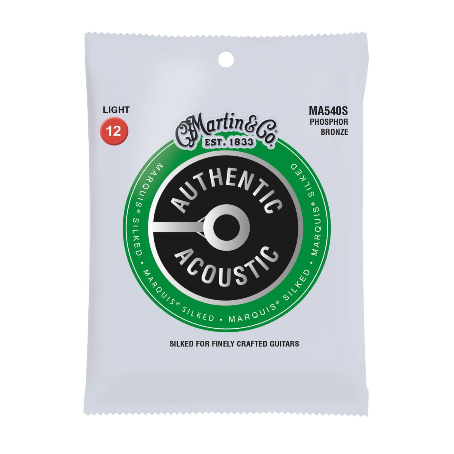 Martin MA540S Authentic Acoustic Marquis Phosphor Bronze Light Guitar Strings 12-54