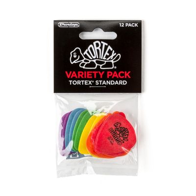DUNLOP PVP418 TORTEX STANDARD PICK VARIETY PACK - 12 PACK