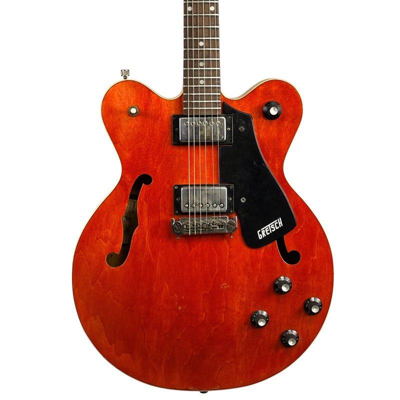 Gretsch 7609 Broadkaster Hollowbody Cherry Red 1970's W/HSC (Used)