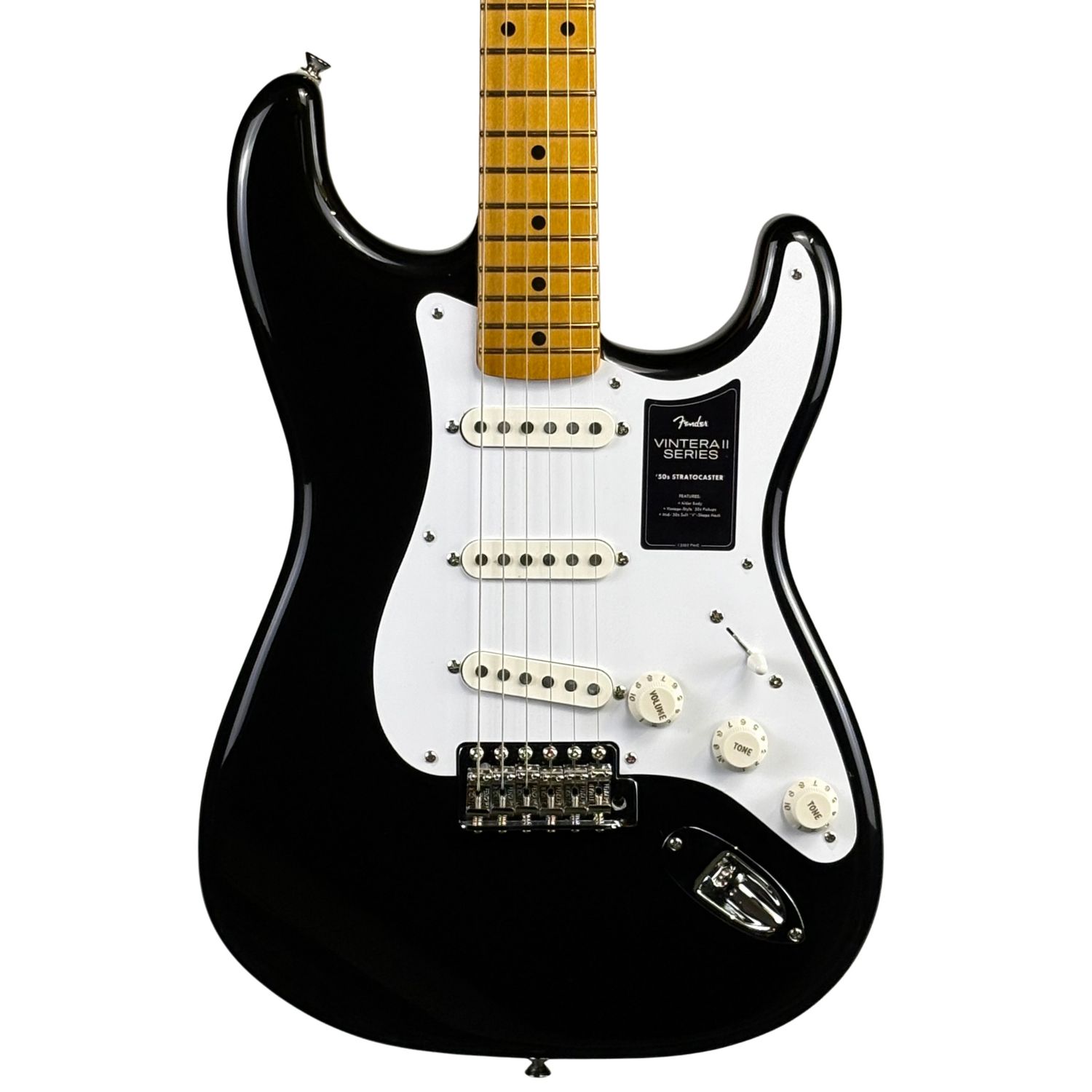 Fender Vintera II '50s Stratocaster, Maple Fingerboard, Black