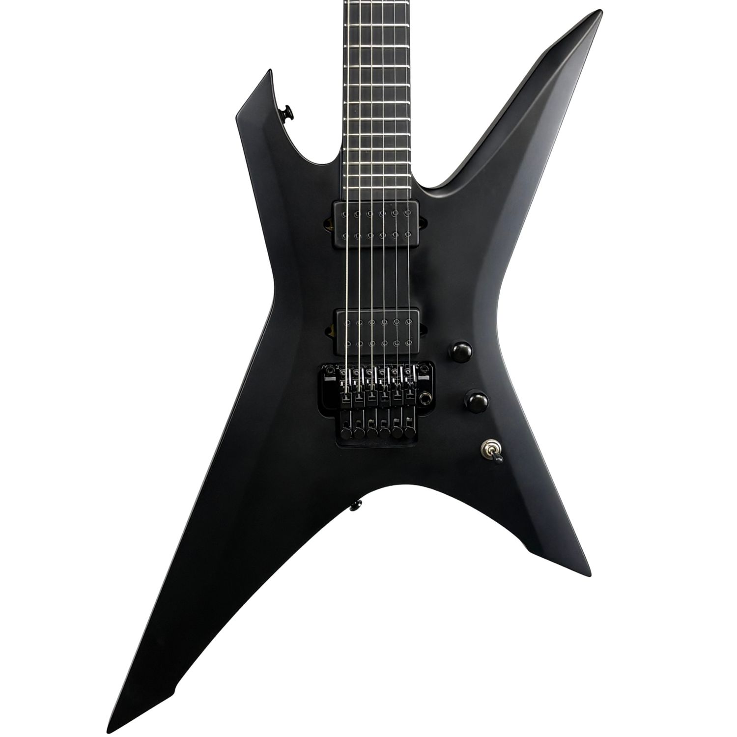 Ibanez Iron Label Xiphos Black Flat Electric Guitar (Used)