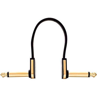 EBS PG-10 Premium Gold Flat Patch Cable 3.94 inches Black