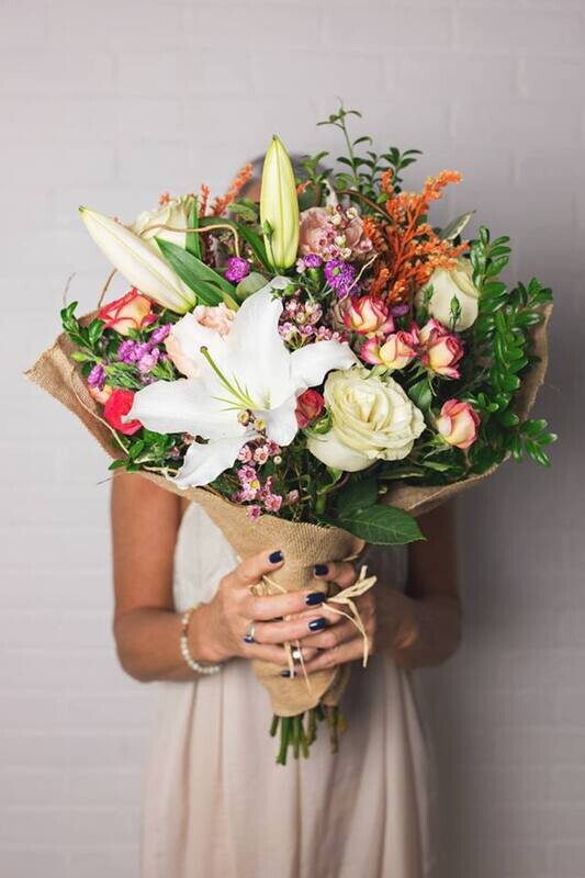 Delicate English Garden Blooms