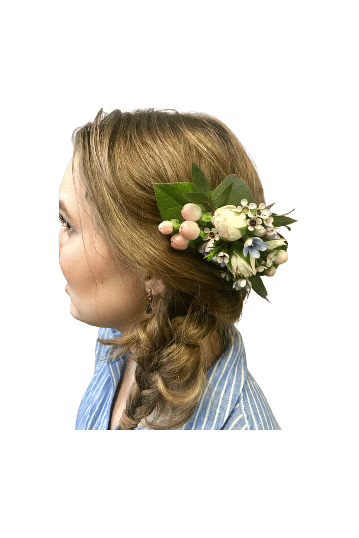 Flowers on a Hair Comb