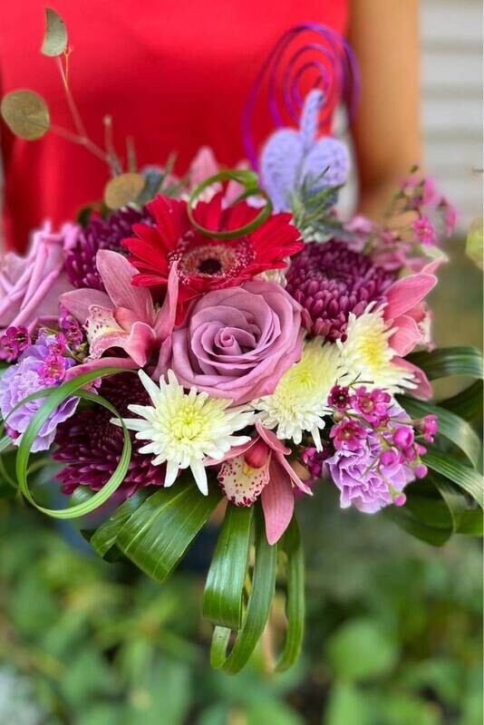 Lavender Heart Bouquet *With Donation