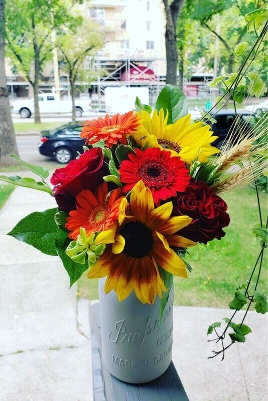 Fall Mason Jar (Pet Friendly)
