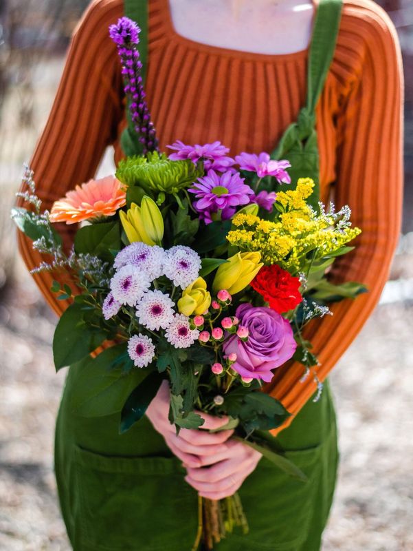 Fresh Colourful Bunch - Wrapped