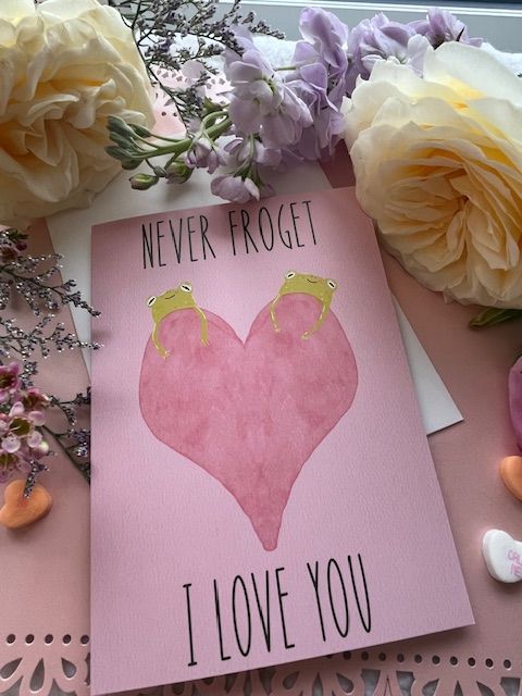 Sending Love Handmade Greeting Card