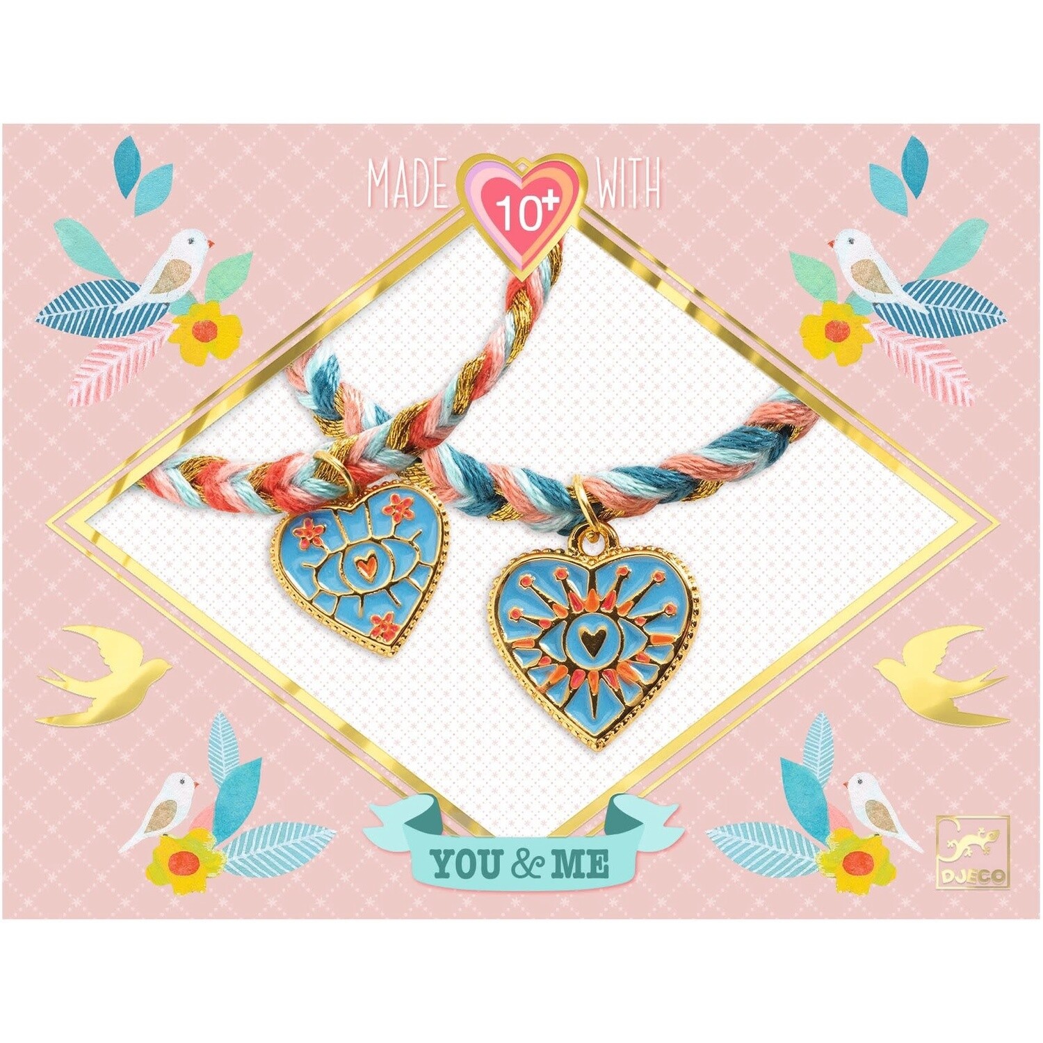 You &amp; Me - Bracelets amitiés coeurs