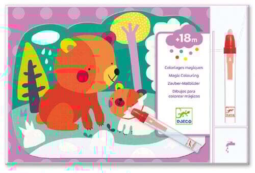 Coloriages magiques - Caches dans les bois