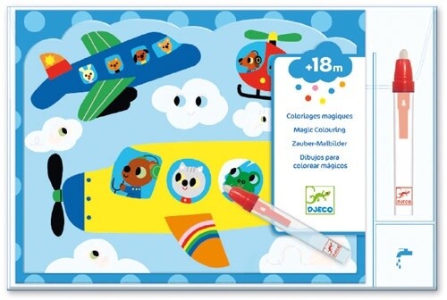 Coloriages magiques - Cache dans le ciel