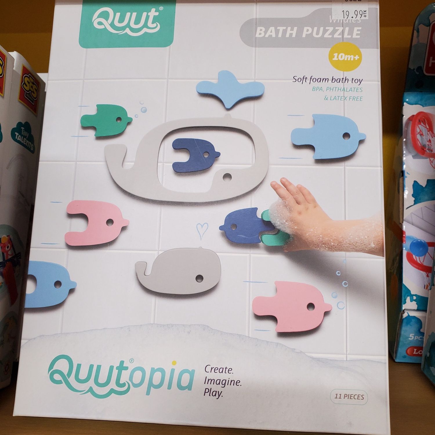 Puzzle de bain Baleine