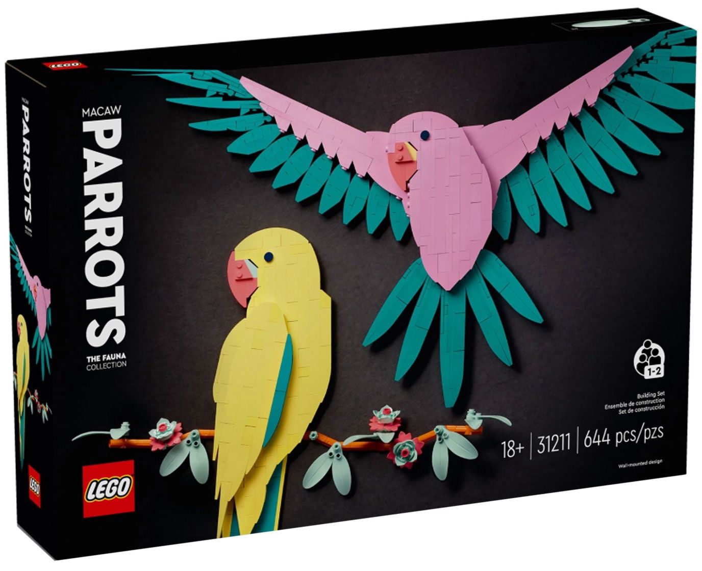 Lego Art 31211 Macaw Parrots