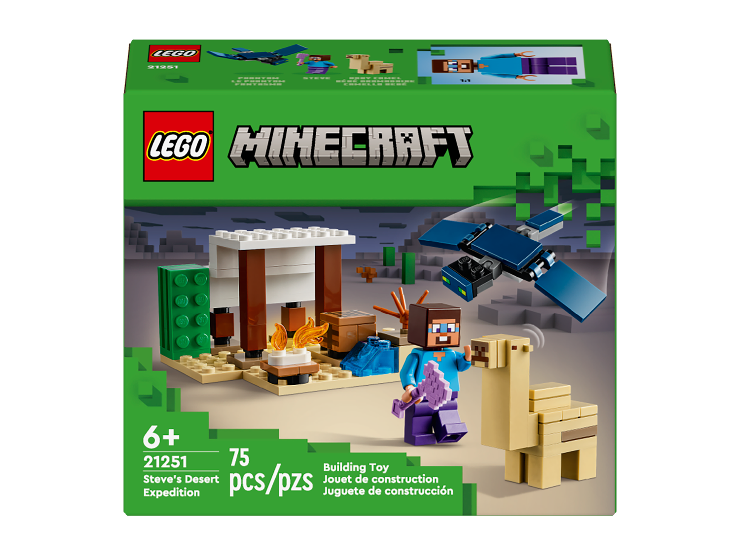Lego Minecraft 21251 Steve&#39;s Desert Expedition