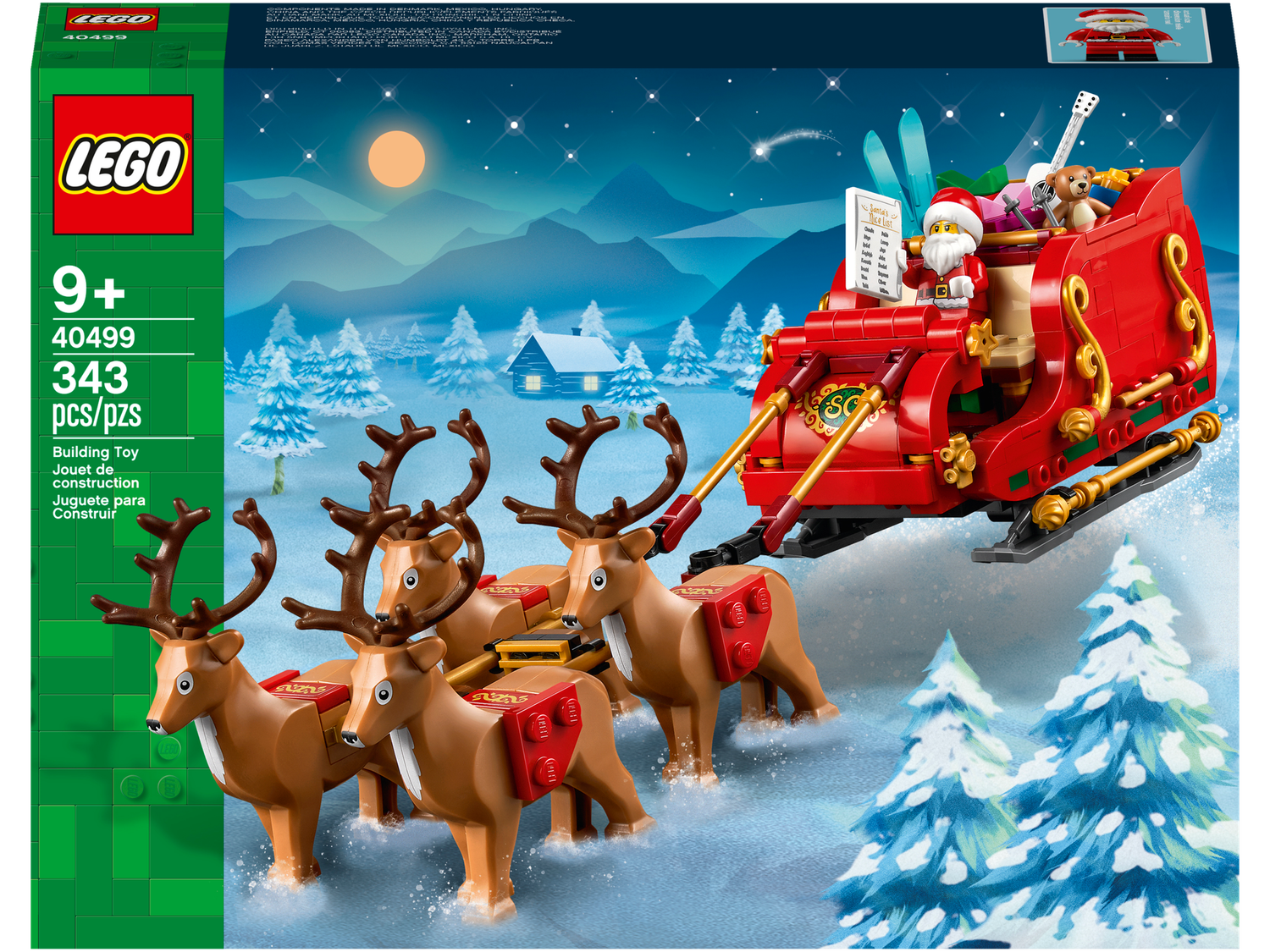 Lego 40499 Le traineau du Père Noël