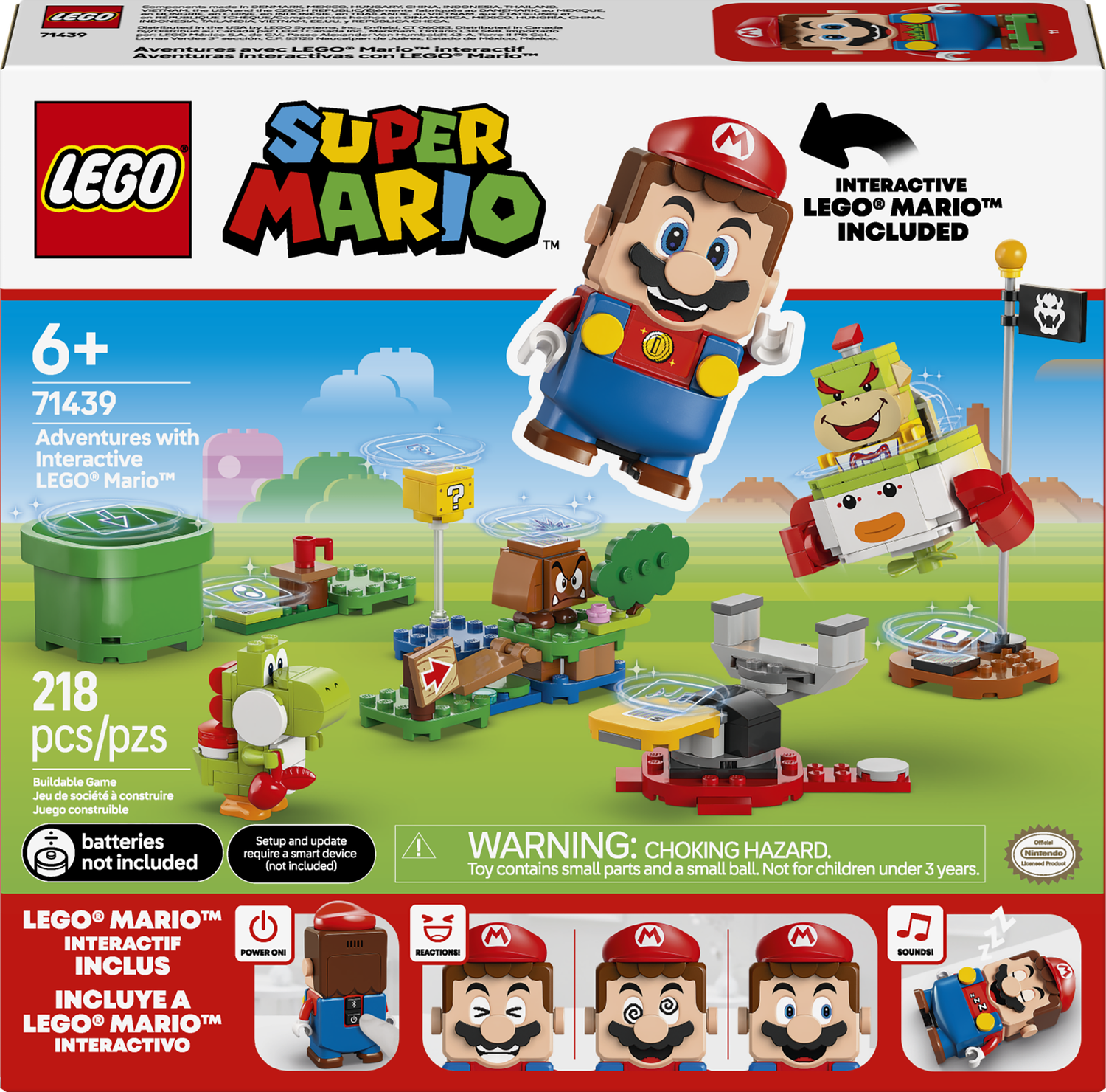 Lego Super Mario 71439 Aventures avec LEGO® Mario interactif