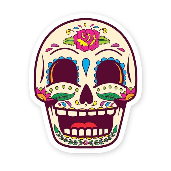 Autocollant - Day of the Dead Skull