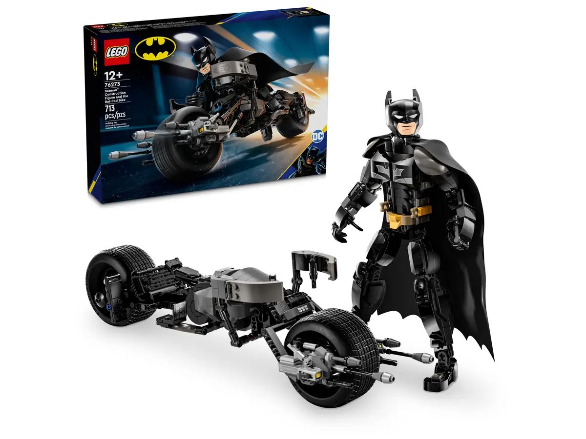 Lego Batman 76273 La figurine à construire de Batman et la moto Bat-Pod