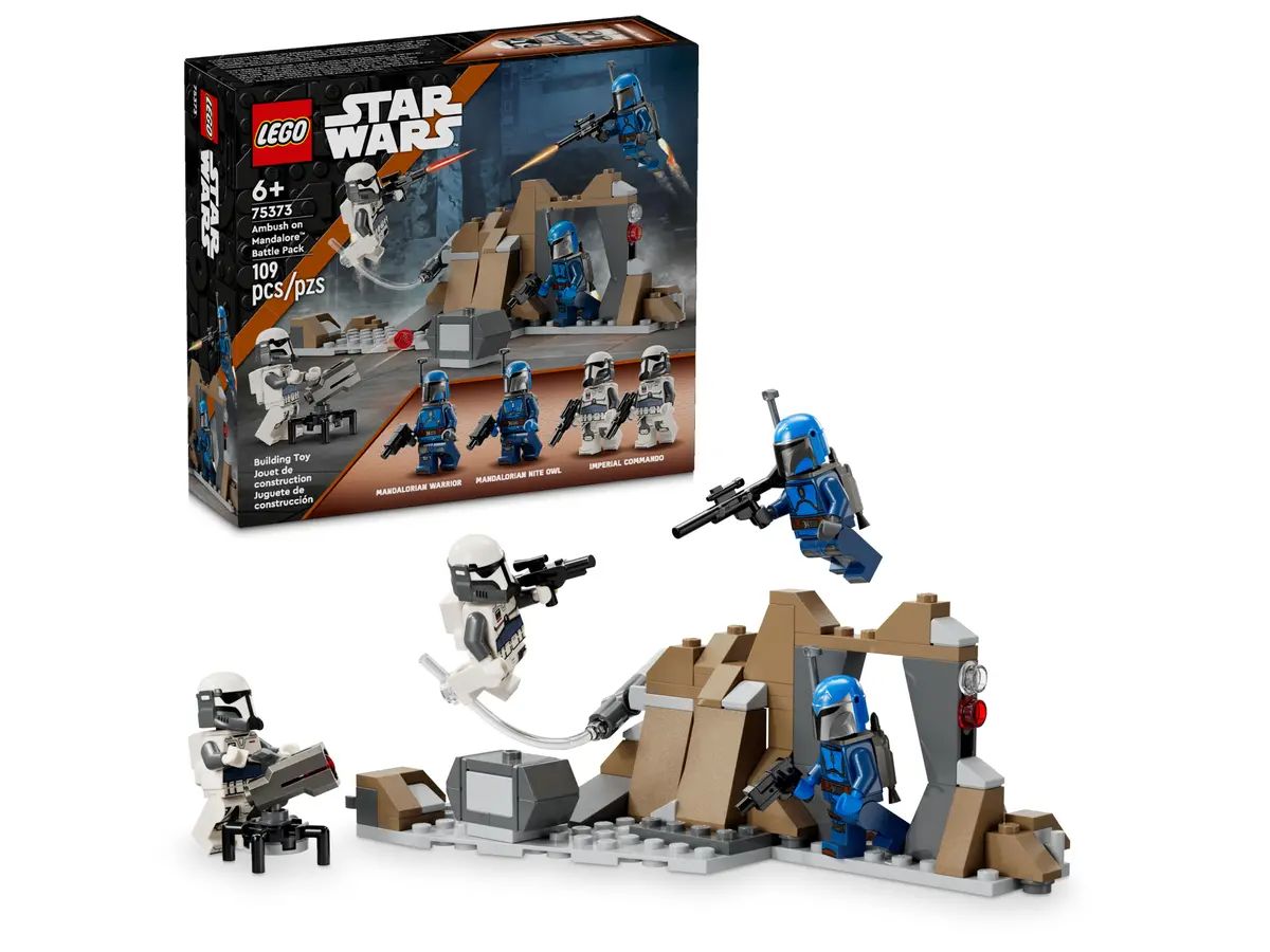 Lego Star Wars 75373 Ensemble de combat L’embuscade sur Mandalore