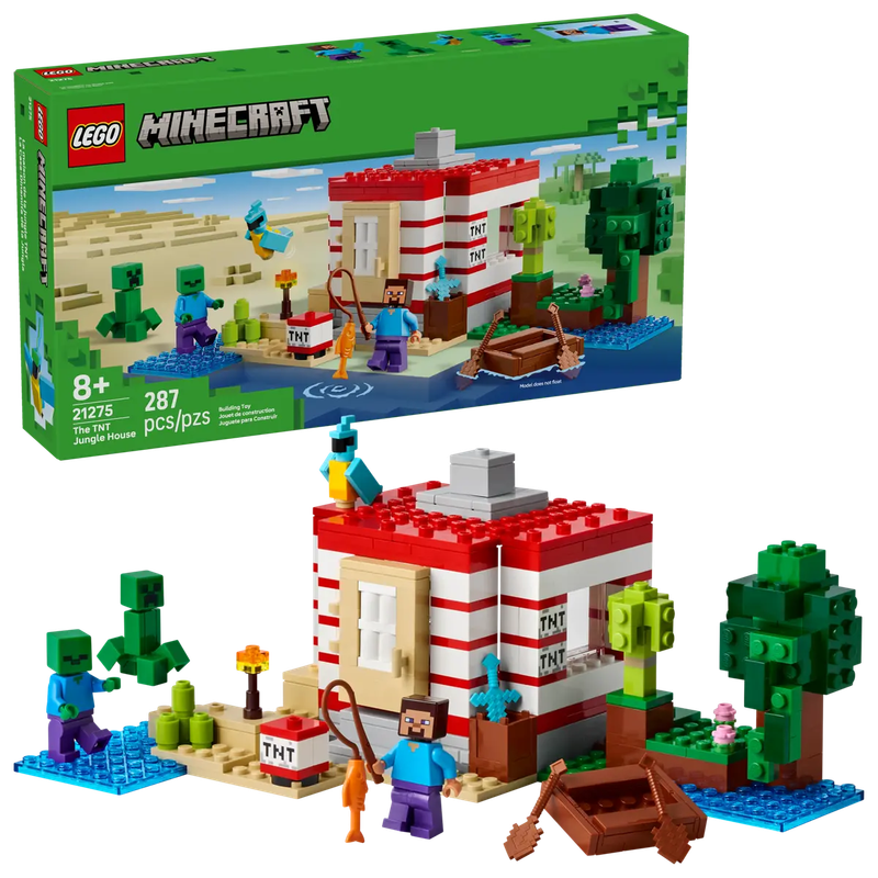 Lego Minecraft 21275 La maison de la jungle TNT