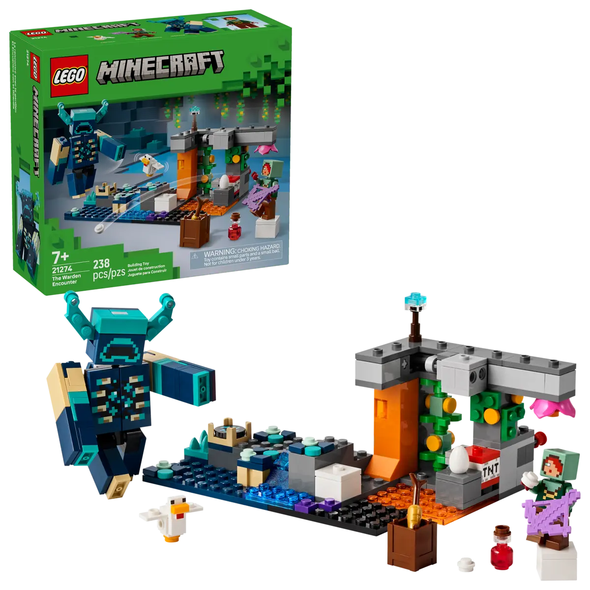 Lego Minecraft 21274 La rencontre avec le gardien