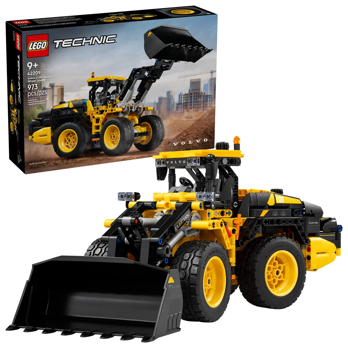 Lego Technic 42209 La chargeuse sur pneus Volvo L120 Electric