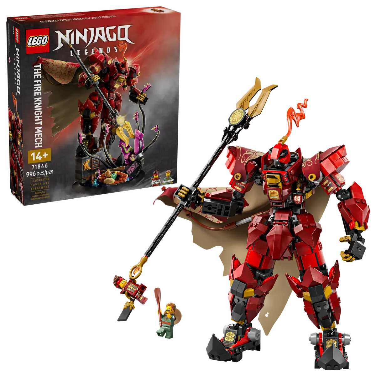Lego Ninjago 71846 Le robot chevalier de feu