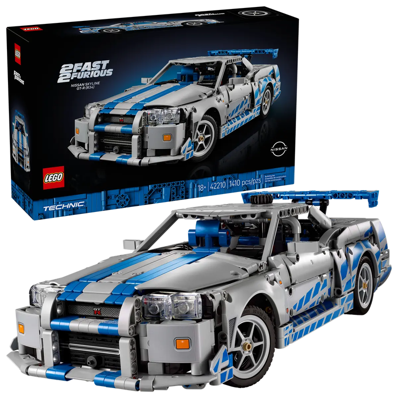 Lego Technic 42210 Voiture Nissan Skyline GT-R (R34) 2 Fast 2 Furious