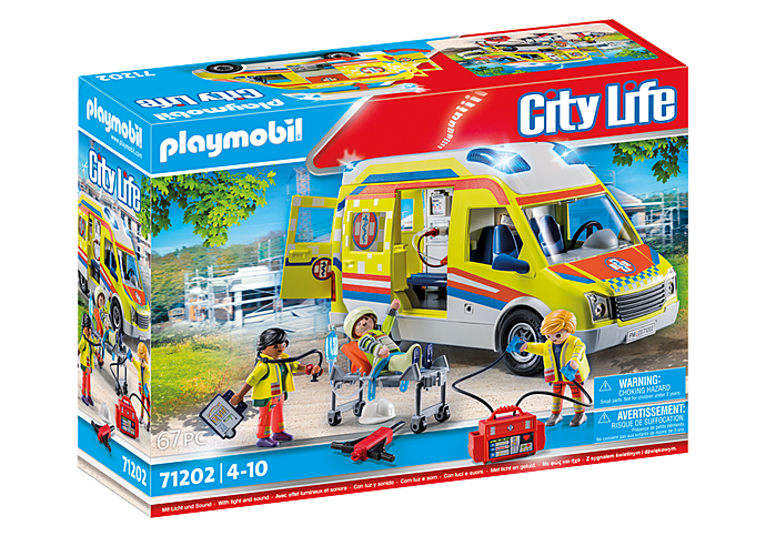 Ambulance avec effets lumineux et sonore 71202
