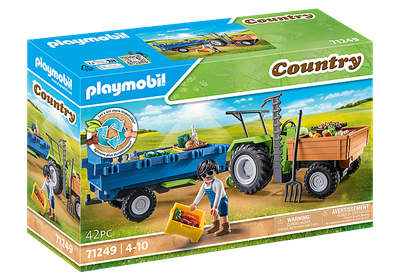 Tracteur avec remorque 71249