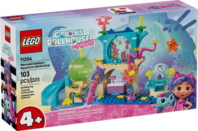Lego Gabby&#39;s Dollhouse 11204 Les aventures aquatiques de Gabby-sirène