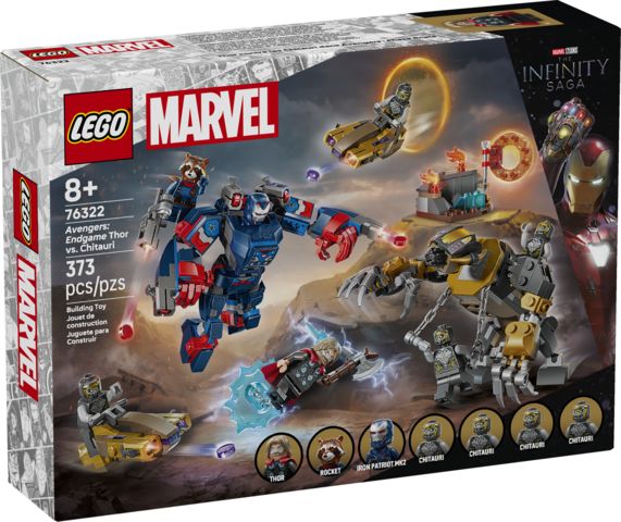 Lego Marvel 76322 Thor contre les Chitauri dans Avengers : Phase finale