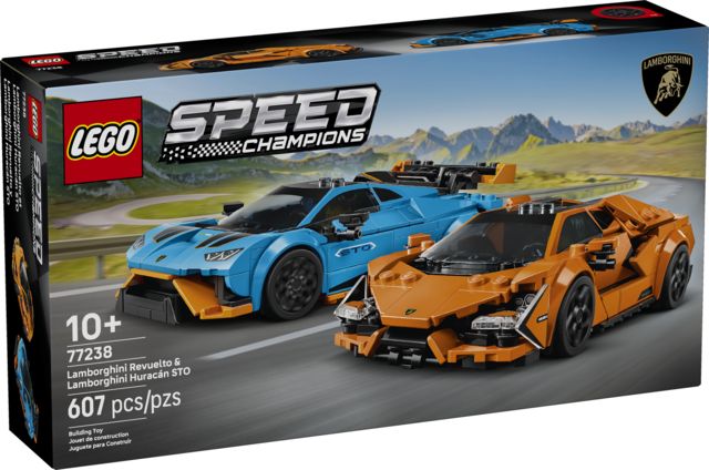 Lego Speed Champions 77238 La Lamborghini Revuelto et la Huracán STO