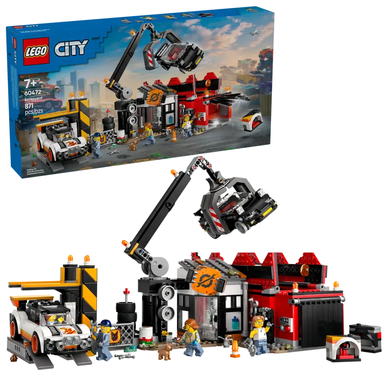 Lego City 60472 Le parc à ferraille avec voitures