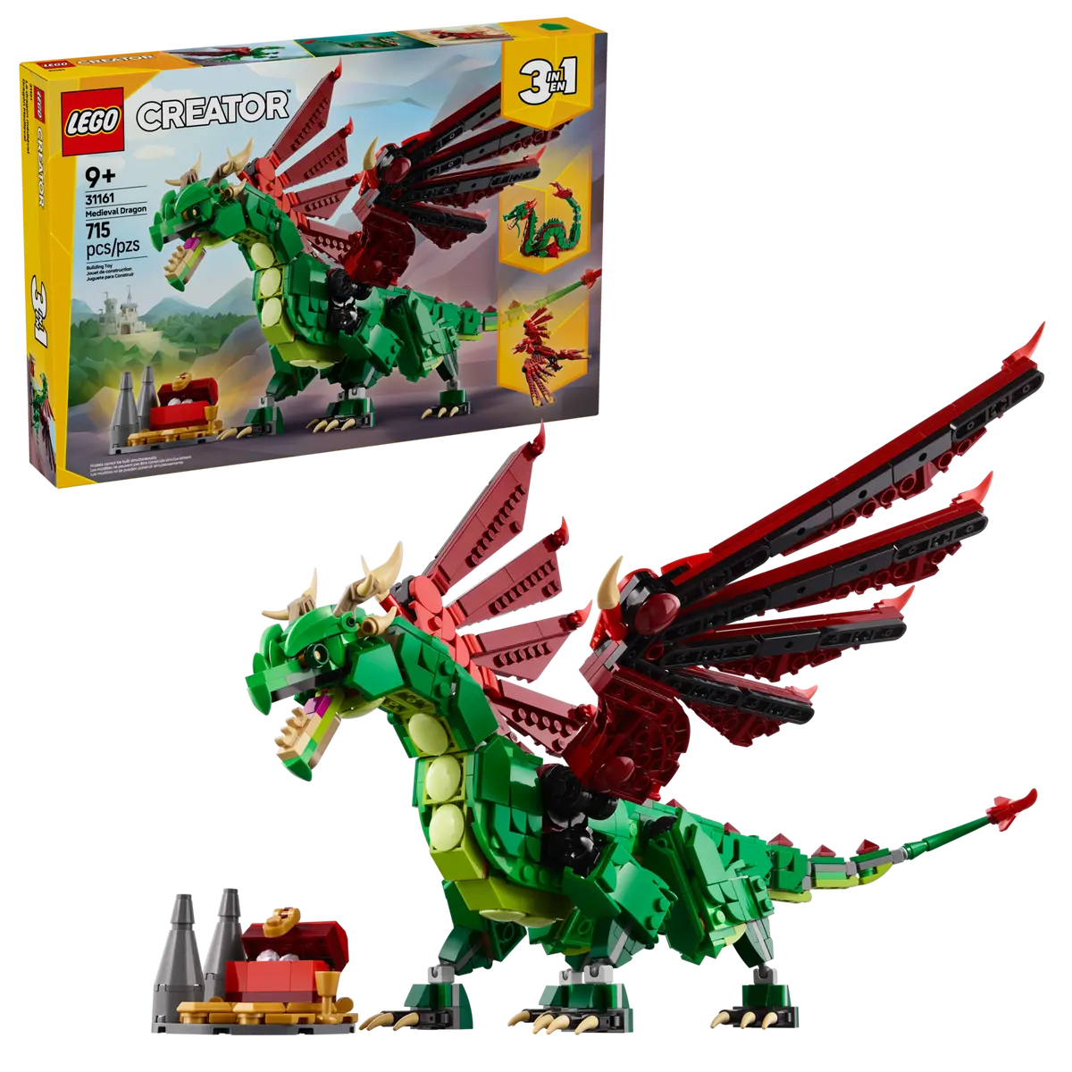 Lego Creator 31161 Le dragon médiéval