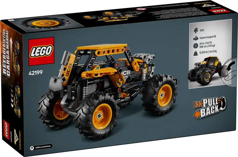 Lego Technic 42199 Monster Jam DIGatron à retrofriction