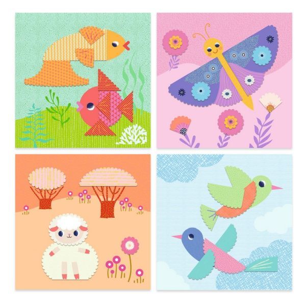 Créer avec du papier-découper en crans