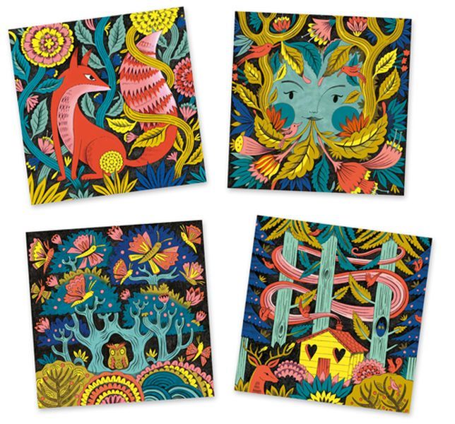 Coloriage 3D - Foret Fantastique