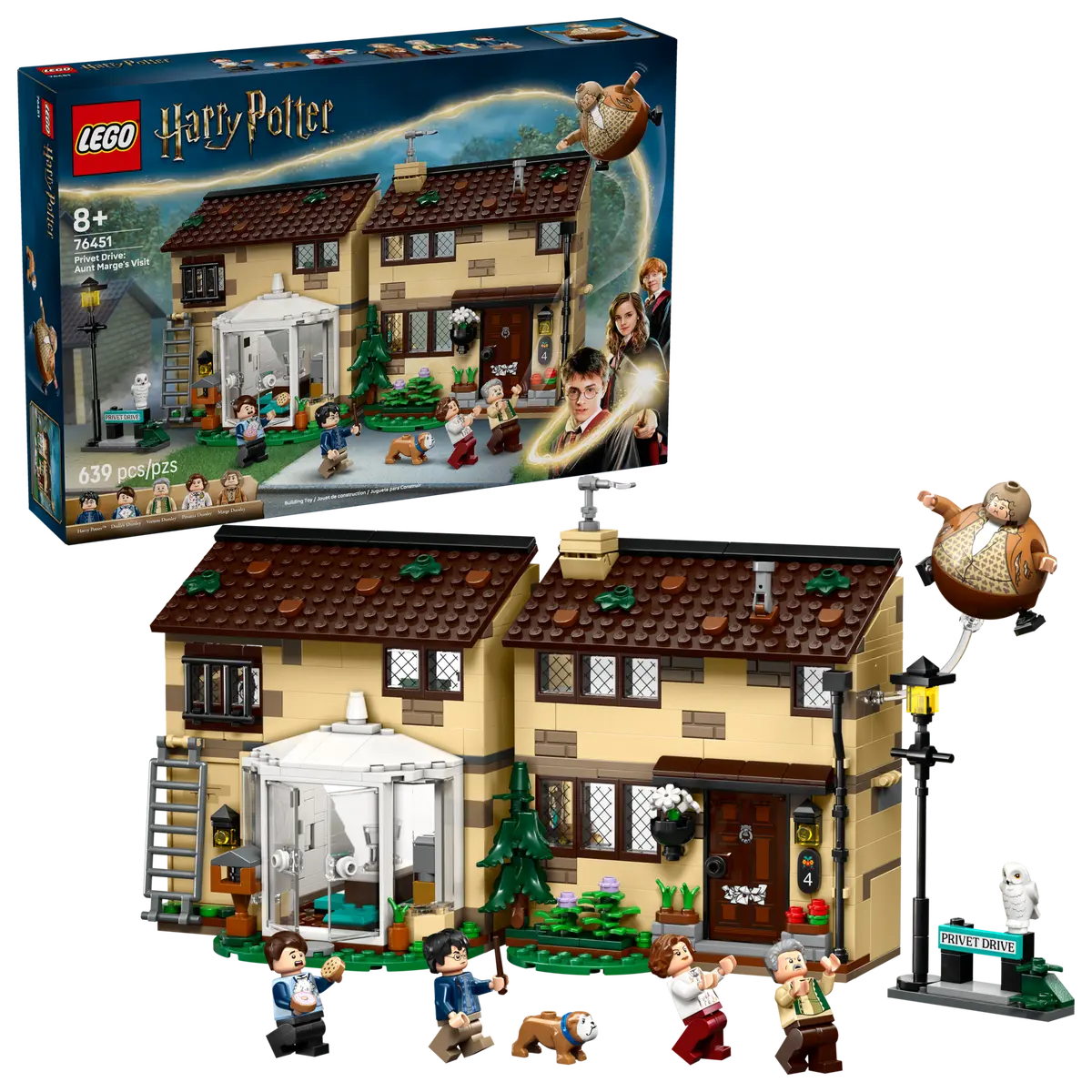 Lego Harry Potter 76451 Privet Drive : la visite de tante Marge