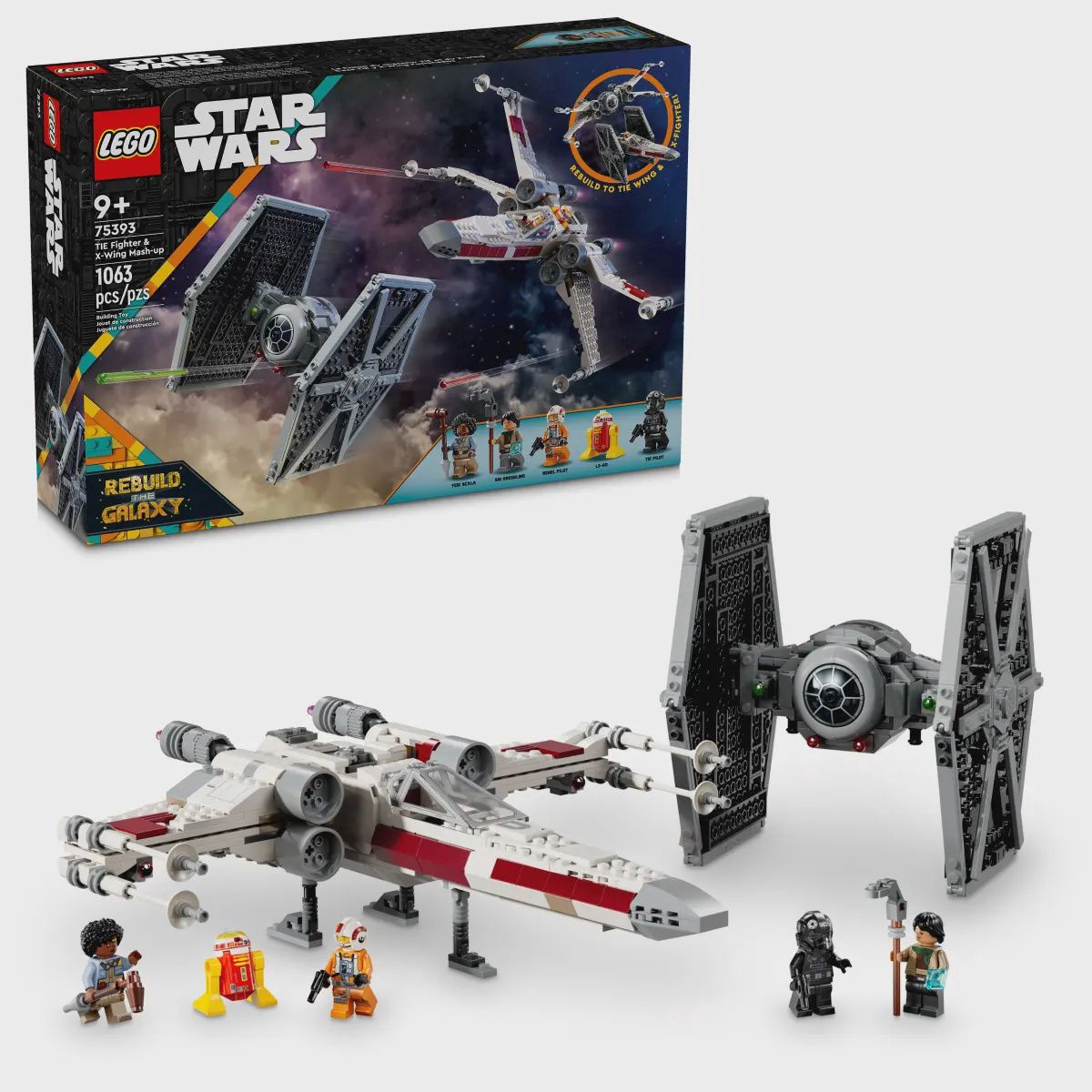 Lego Star Wars 75393 La fusion du chasseur TIE et du X-wing