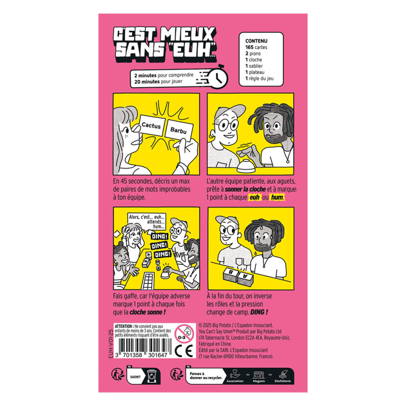 C&#39;est mieux sans &#39;euh&#39;