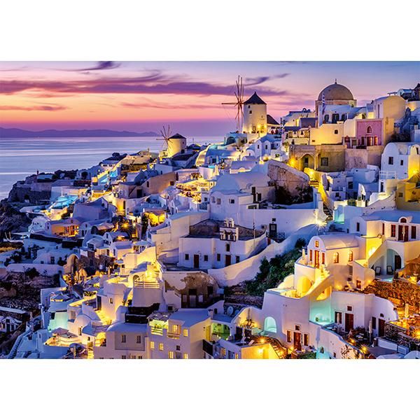 Coucher de soleil sur Santorin