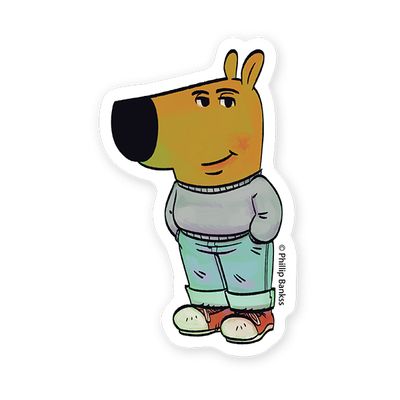 Autocollant - Chill Guy